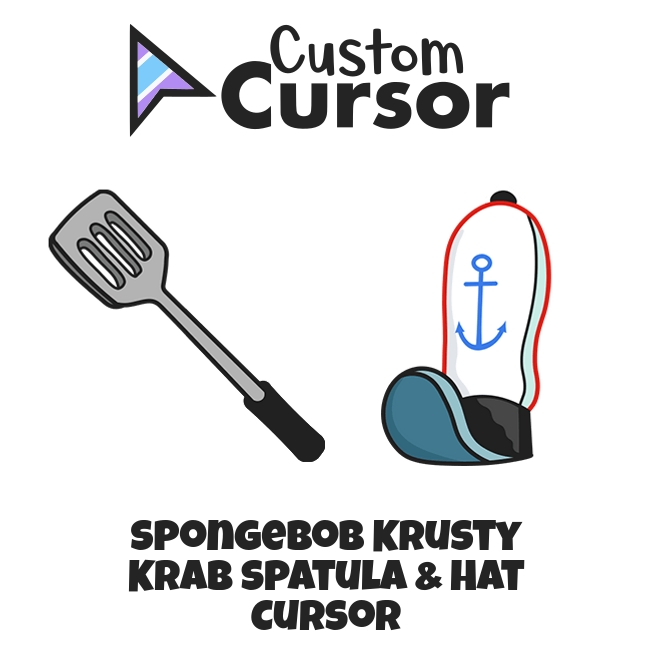 SpongeBob Krusty Krab Spatula & Hat cursor Custom Cursor