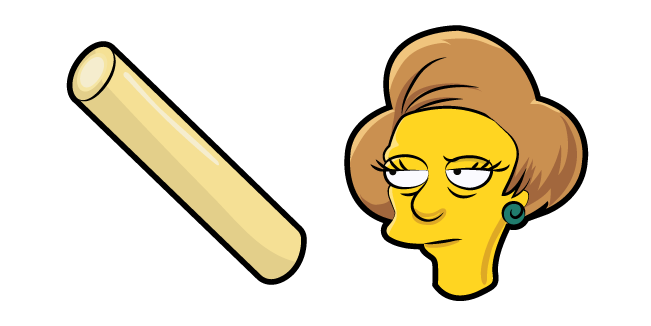 The Simpsons Edna Krabappel Cursor