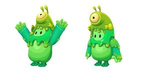 Fall Guys Slimy Alien Costume cursor