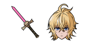 Seraph of the End Mikaela Hyakuya and Sword Cursor