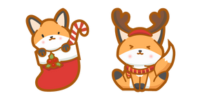 Cute Christmas Fox cursor