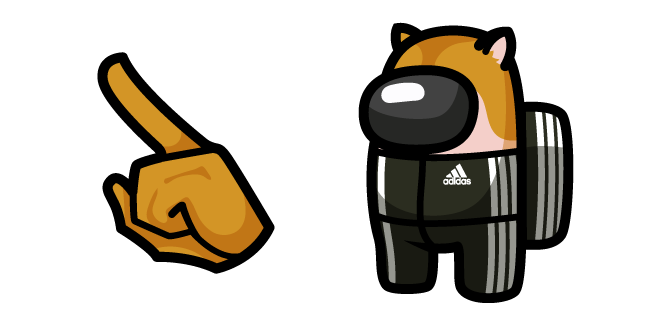 Among Us Meme Adidas Doge Character cursor – Custom Cursor