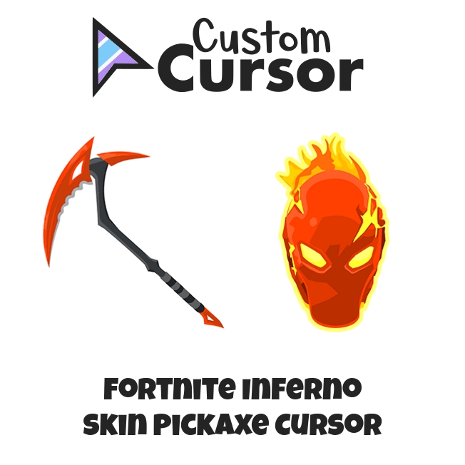 Fortnite Inferno Skin Pickaxe Cursor – Custom Cursor