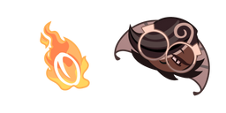 Cookie Run Espresso Cookie and Coffee Bean Cursor