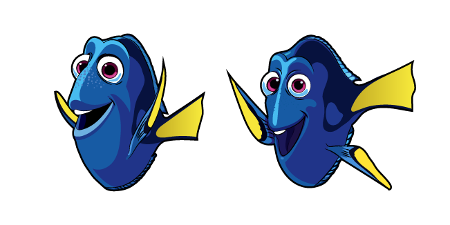 Finding Nemo Dory cursor – Custom Cursor