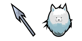 Undertale Greater Dog and Spear Cursor