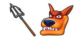 Crash Bandicoot Tiny Tiger and Trident Cursor