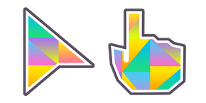 Gradient Triangles Curseur