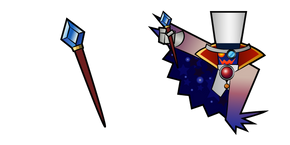Super Paper Mario Count Bleck and Scepter Curseur