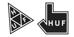 HUF Logo Cursor