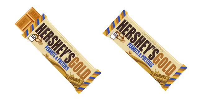 Шоколад Hershey's Gold Peanuts and Pretzels курсор