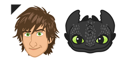 Курсор HTTYD Hiccup & Toothless