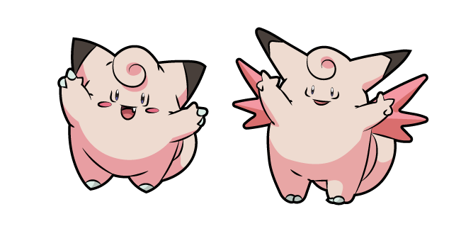 Pokemon Clefairy and Clefable Cursor