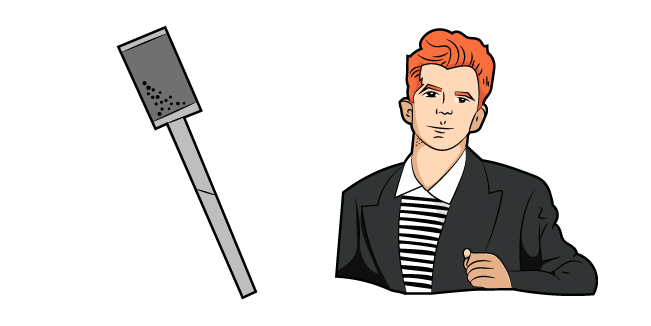 Rickroll (Drawn with Rickrolls) | Sticker