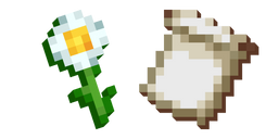 Minecraft Banner Pattern and Oxeye Daisy Cursor