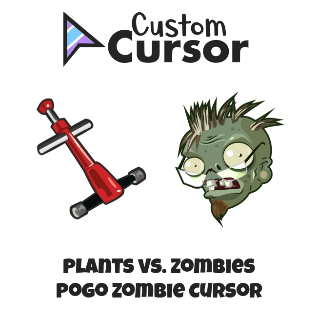 Plants vs. Zombies Pogo Zombie cursor Custom Cursor