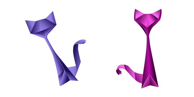 Origami Cats Cursor