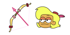 OK K.O.! Let's Be Heroes Elodie and Bow Curseur