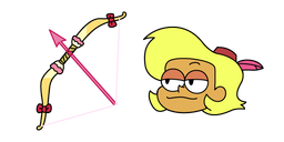 OK K.O.! Let's Be Heroes Elodie and Bow Cursor