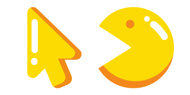 Minimal Pac-Man Cursor
