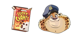 Zootopia Officer Clawhauser Cursor