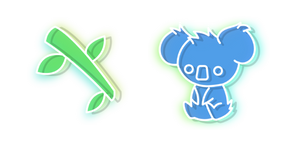 Neon Koala and Eucalyptus cursor