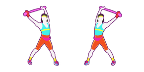 Just Dance Exercise Cursor