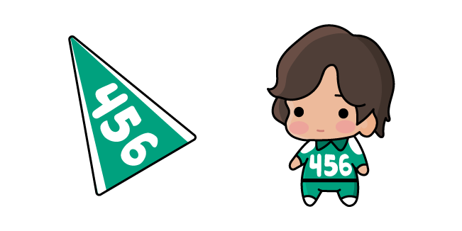 Squid Game - Player 456/ Seong Gi-Hun Sticker for Sale by