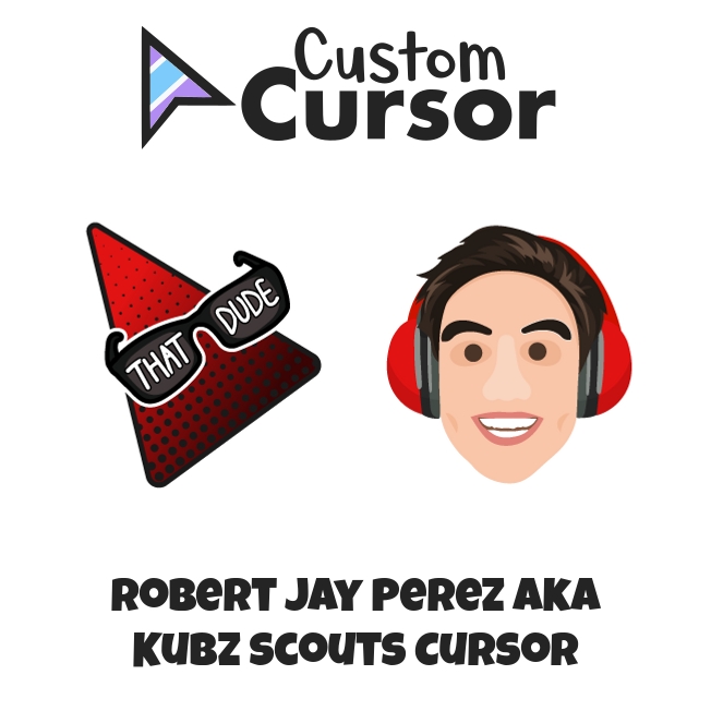 YouTuber Cursor, Robert Jay Perez aka Kubz Scouts cursor, red cursor, Yande...