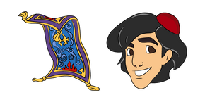 Aladdin and Flying Carpet Cursor