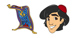 Aladdin and Flying Carpet Cursor