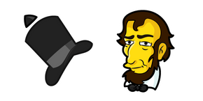 The Simpsons Abraham Lincoln Curseur