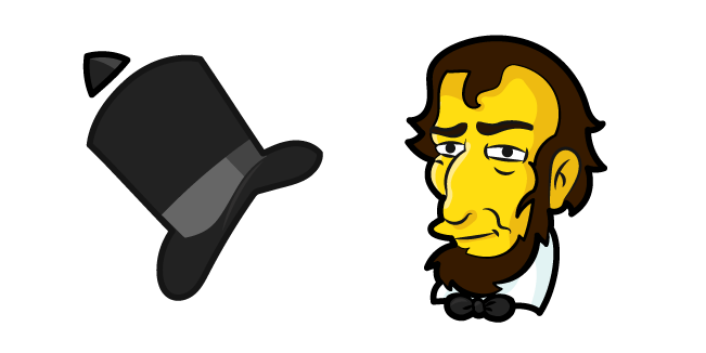 The Simpsons Abraham Lincoln Cursor
