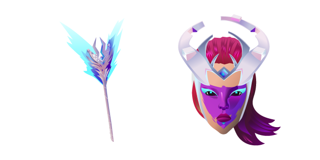 Fortnite The Cube Queen and Reality Render Cursor