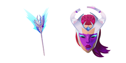 Fortnite The Cube Queen and Reality Render Cursor