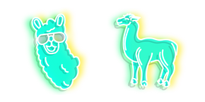 Neon Llama Cursor