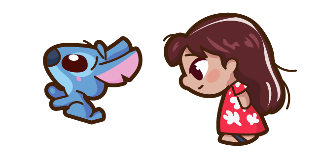 Cute Lilo and Stitch cursor – Custom Cursor