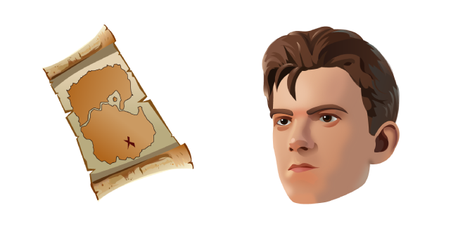 Fortnite Nathan Drake and Map Cursor