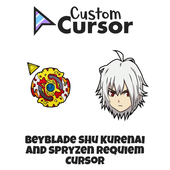 Beyblade Shu Kurenai and Spryzen Requiem cursor – Custom Cursor