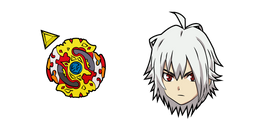 Beyblade Shu Kurenai and Spryzen Requiem Curseur