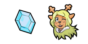 Deltarune Noelle Holiday and Iceshock Cursor