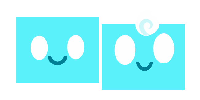 Just Shapes and Beats Cyan Cursor