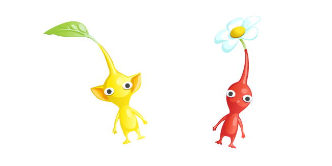 Pikmin Yellow Pikmin and Red Pikmin курсор