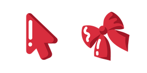 Minimal Red Bow Curseur