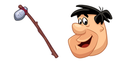 The Flintstones Fred Flintstone and Golf Club Cursor