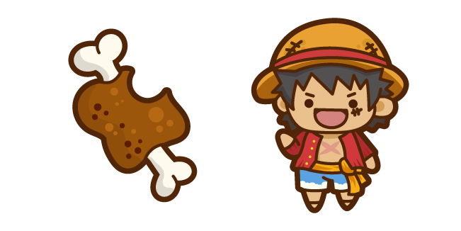 Cute Monkey D Luffy Cursor