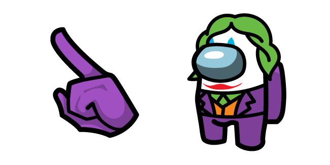 Among Us Joker Movie Character Cursor