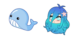 Gacha Life Coral and Dolphin Cursor