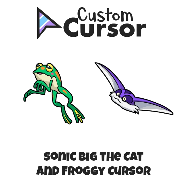 Sonic Big the Cat and Froggy cursor Custom Cursor