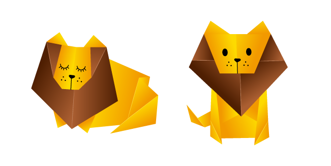 Origami Lion курсор